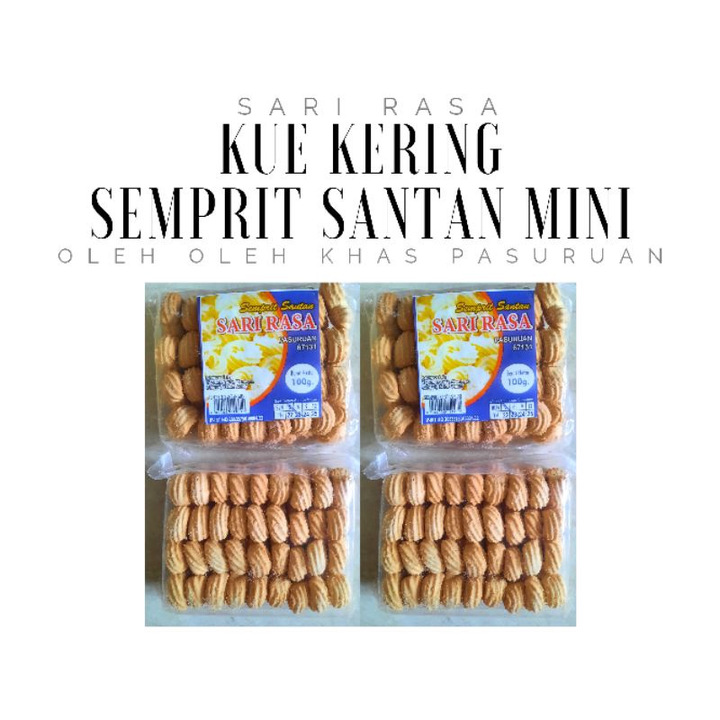 

Kue Kering Semprit Santan Sari Rasa Khas Pasuruan 100Gram