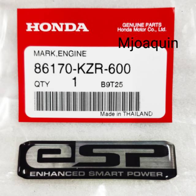 Mark Engine ESP Ori Honda AHM 86170KZR600