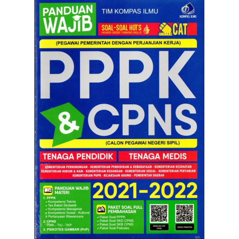 Buku Cpns 2021 2022 Tes Cpns Pppk Tenaga Medis Kesehatan Pendidik Cpns Guru Shopee Indonesia