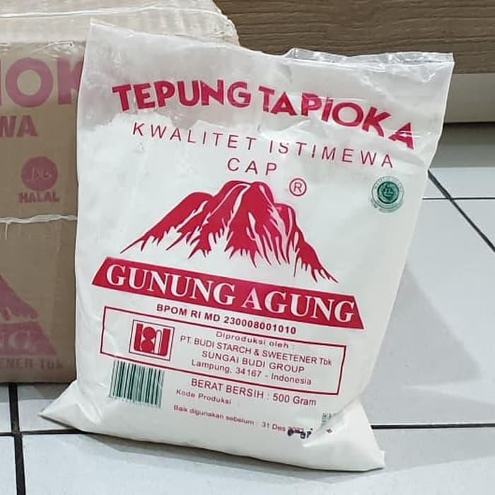 

Satuan Tepung Tapioka / Sagu Gunung Agung 500 Gram / 500Gr