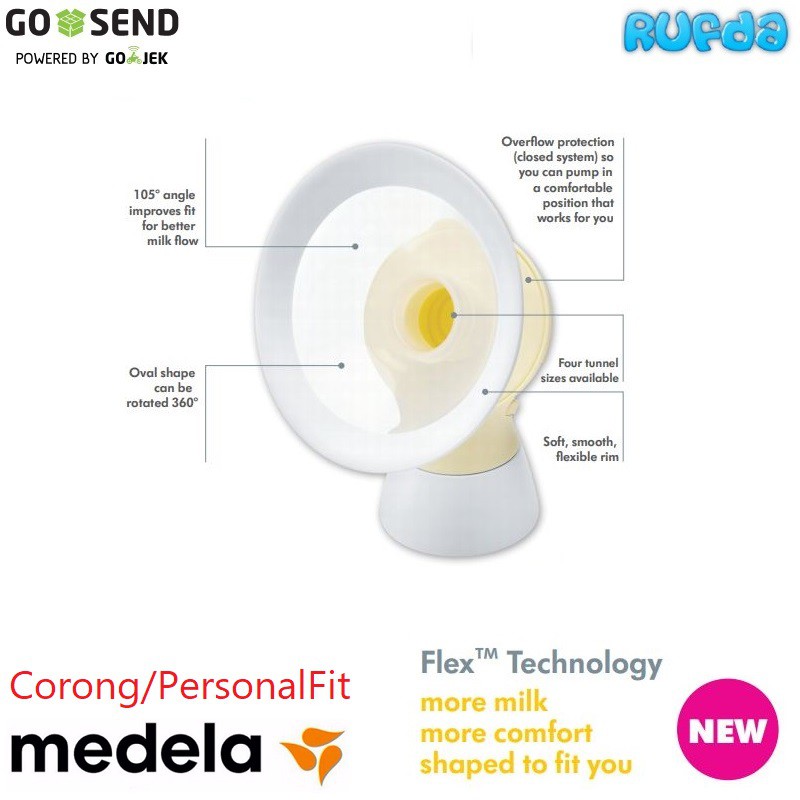 Medela Flex Corong Personalfit Breast Shield Spare Part Pompa ASI Breastpump