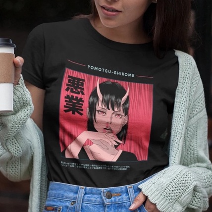 Tshirt Devil Girl Yomotsu-Shikome Premium Unisex