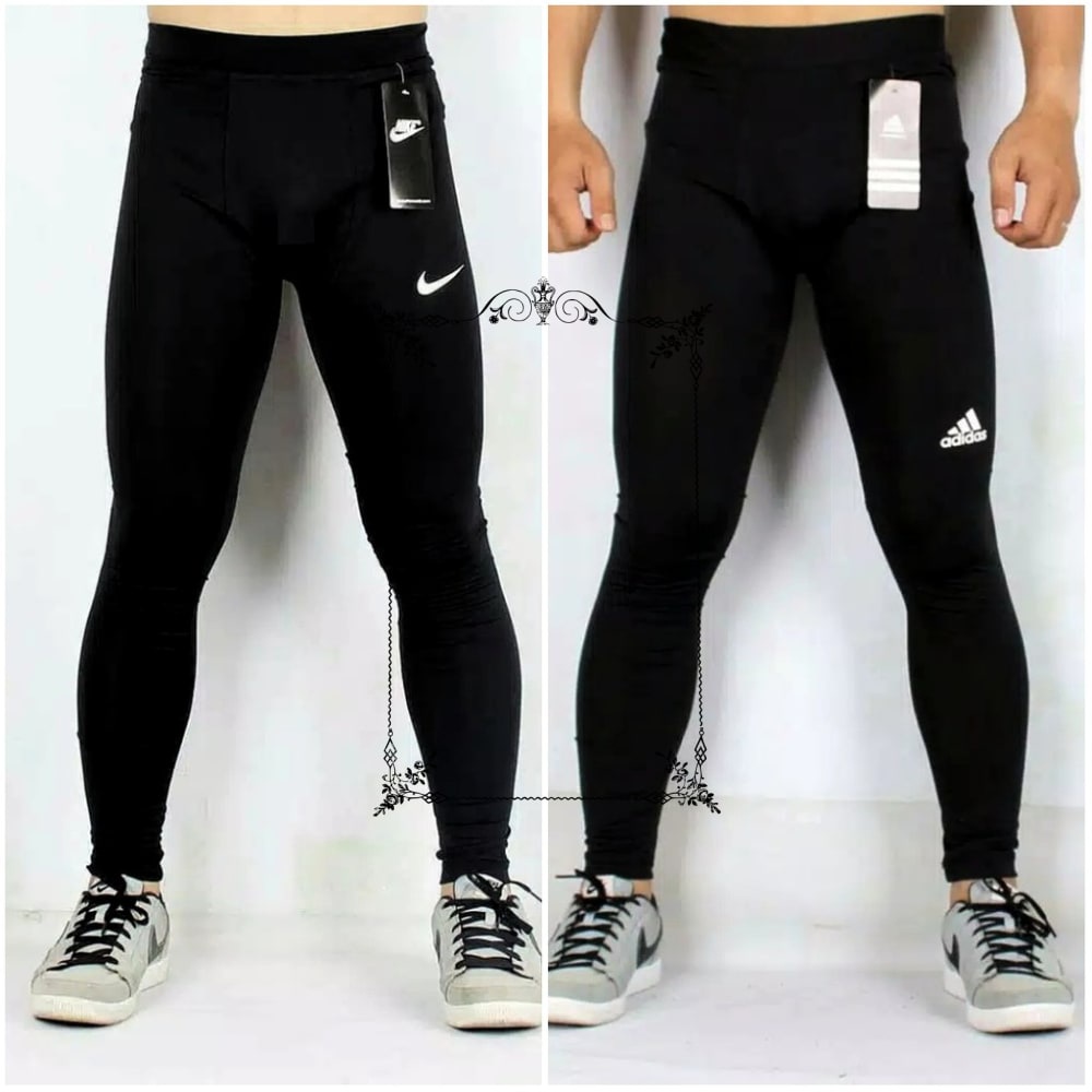 Terlaris Celana Legging Panjang Manset Baselayer Leging Sport Pria Wanita Elegan