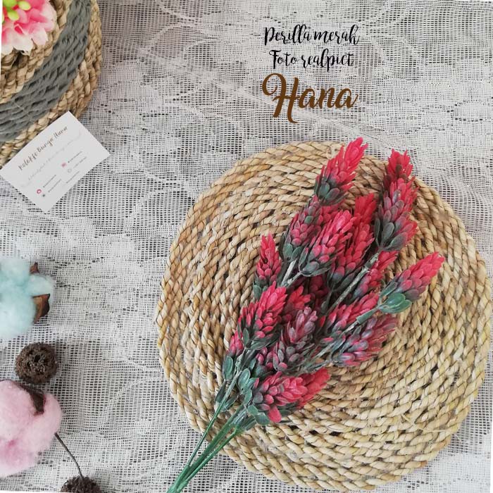 Bunga plastik dekorasi/rumput plastik banan ringbox/ daun plastik-5