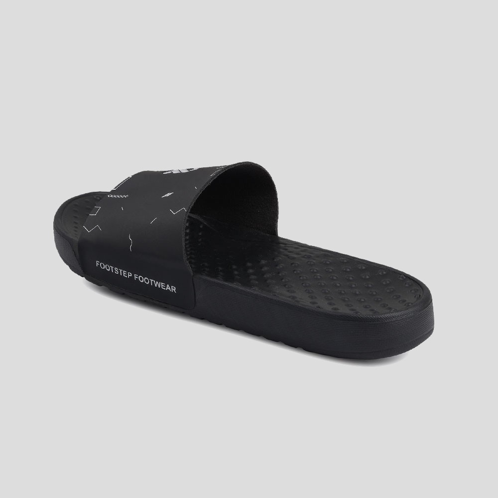 AUDI BLACK |ManNeedMe x FSTP| Sandal Slop Pria - Sendal Slip On Ringan