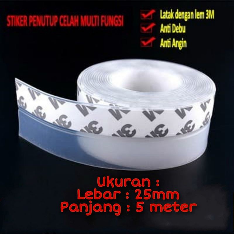 DOOR SEAL STRIP / PENUTUP CELAH PINTU BAWAH JENDELA BENING