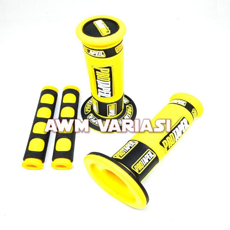 [PAKET HEMAT] Handgrip Motor PROTAPER WARNA plus karet handle- Model terbaru - FREE Karet Handle Rem