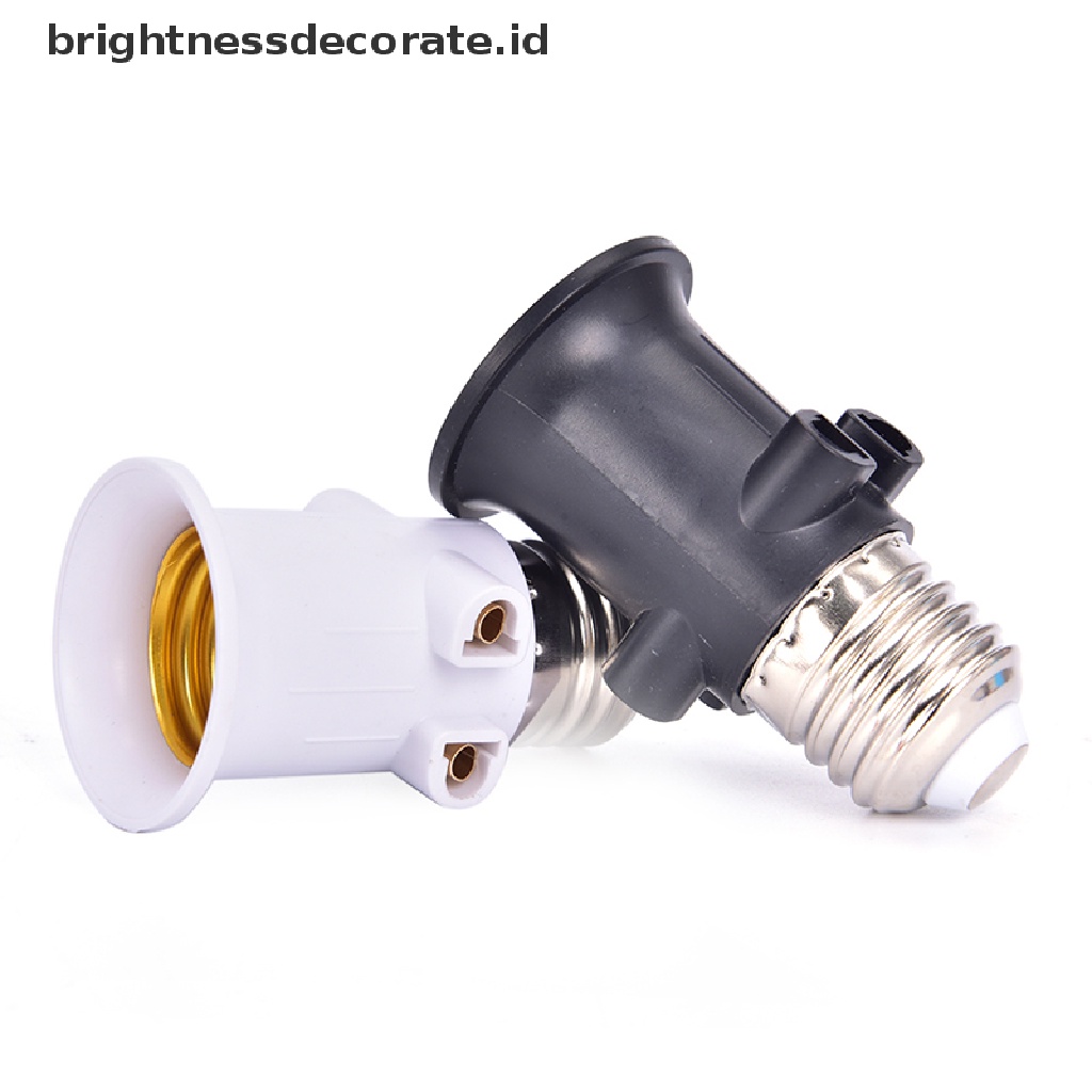 (Birth) Fitting Lampu E27 Plug Eu Bahan Pbt Tahan Api