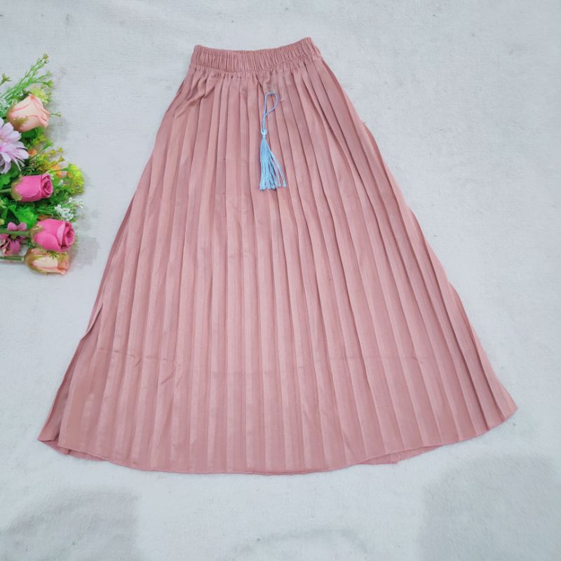 Rok Plisket Anak 2 3 4 Tahun cewek perempuan rok plisket premium HNS