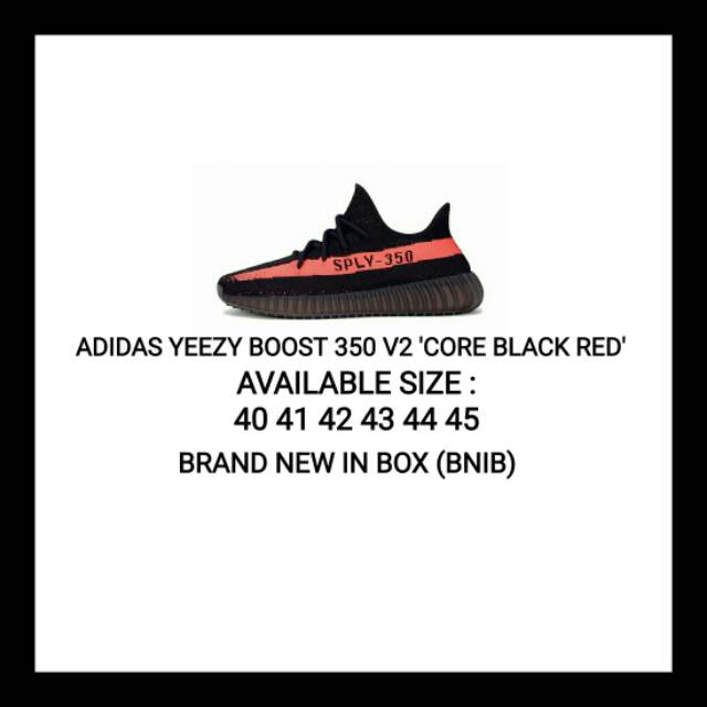 Jual Adidas Yeezy Boost 350 V2 'Core Black Red' | Shopee Indonesia
