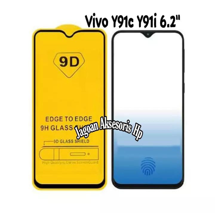 KOREAN Tempered Glass Vivo Y91c Y91i 6.2 inchi FULL SCREEN TG 5D 9D 21D FULL GLUE