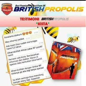 British Propolis 100% Original Obat Herbal Dewasa Dan Anak Paket Murah 3 Botol