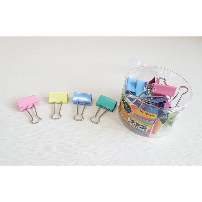 

Keren!! Color Binder Clips KENKO No 155