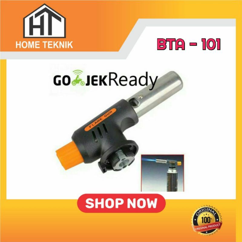 Blow torch flame gun kepala gas torch BBQ si api biru BTA - 101 original