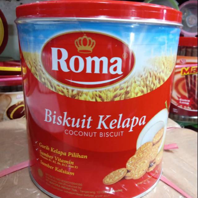 

Roma kelapa kemasan kaleng