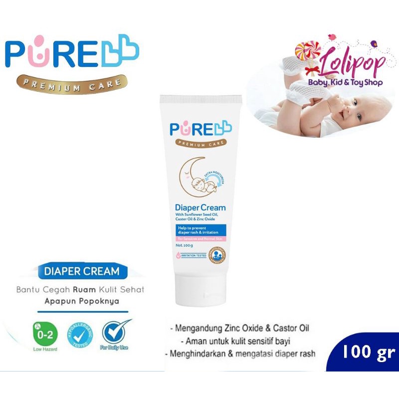 Pure BB Diaper Cream 100gr