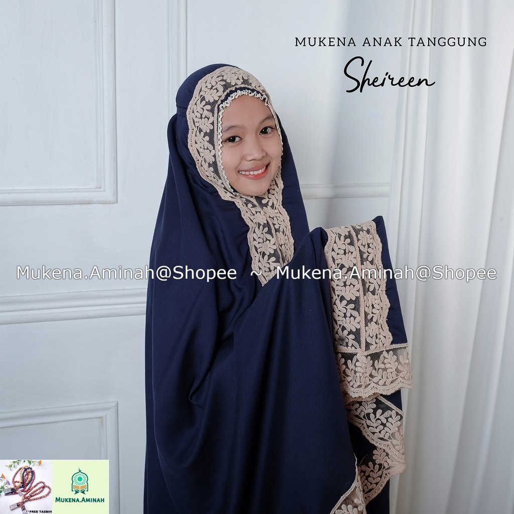 MUKENA ANAK TANGGUNG SHIREEN RENDA MEWAH PREMIUM