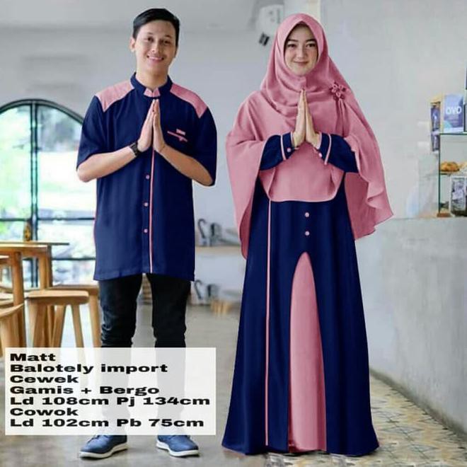 Best Seller!- Bb Couple Cph Alwa Navy Pink Balotely Hq Import Cewek