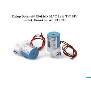 Dijual Solenoid Elektrik DC 24V untuk Konektor Air RO RO Murah
