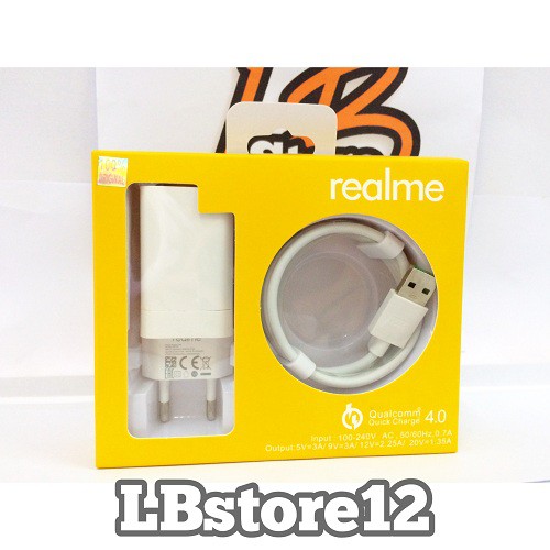 CHARGER REALME FAST CHARGING 20W  4A MICRO USB ORIGINAL 100%