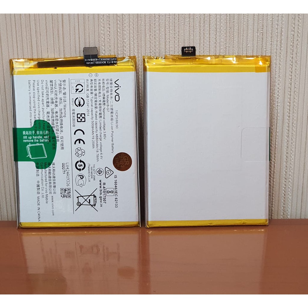 Baterai Battery Batre Original VIVO B-G7 BG7 For Hp VIVO Y12 , Y15 , Y17 2019 , V15 , Z1 Pro 4G LTE