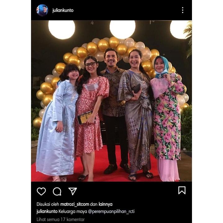 Couple Set Kemeja Batik Laki-Laki Lengan Pendek Dan Kaftan Ikat Wanita