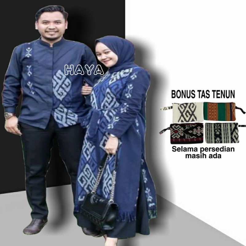Baju tenun jepara couple dress tenun  baju tenun couple set couple sarimbit baju kondangan