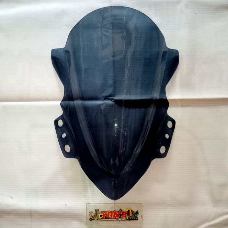 VISOR NINJA 250 RR MONO WINDSHIELD KAWASAKI NINJA 250 SL HITAM BENING