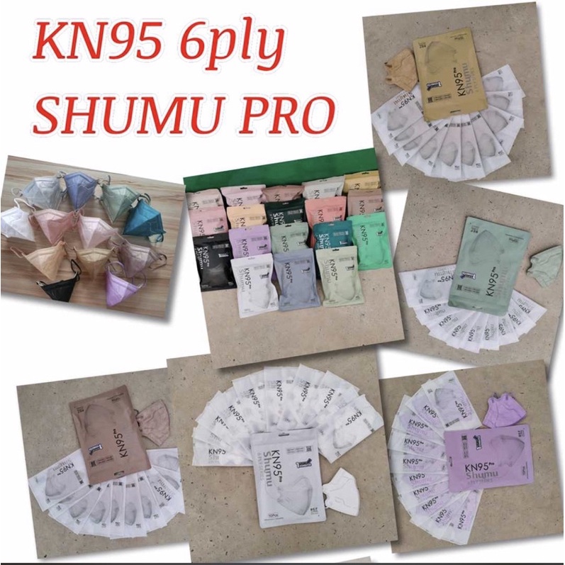 Masker KN95 Mouson PRO 5ply Facemask isi 10pc Masker model AER PRO KF 94 ISI 10pc