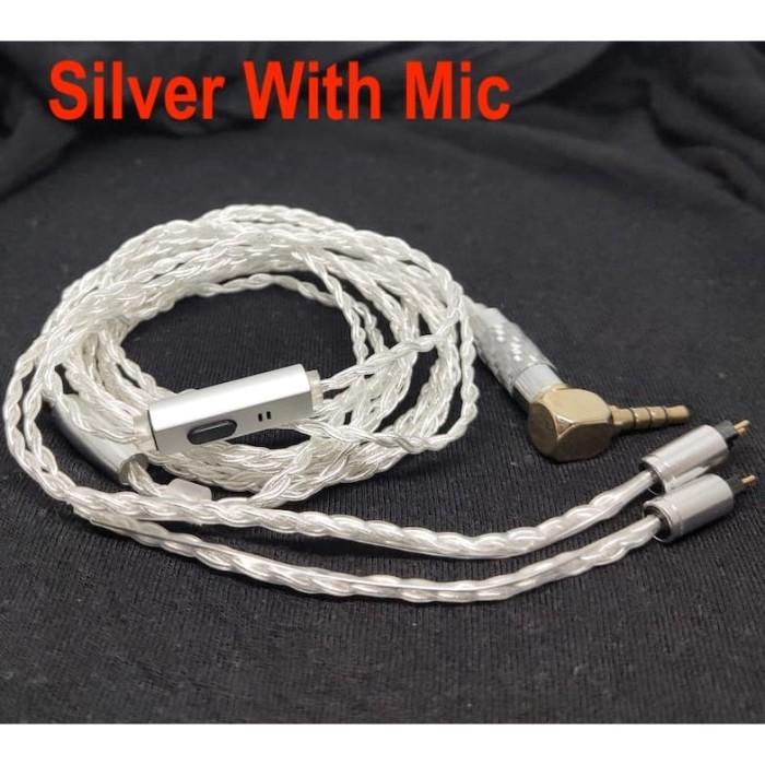 High End 8 Braid 2 Pin 0.75 0.78Mm Tf10 Westone Tfz Kz Upgrade Cable