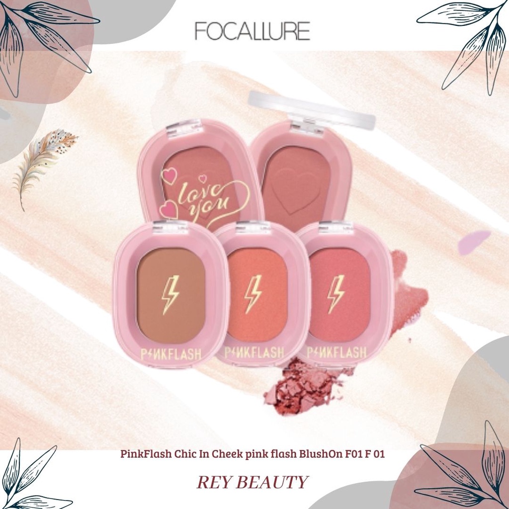 PinkFlash Chic In Cheek pink flash Blush On Blush On Matte Shimmer Cheek Makeup