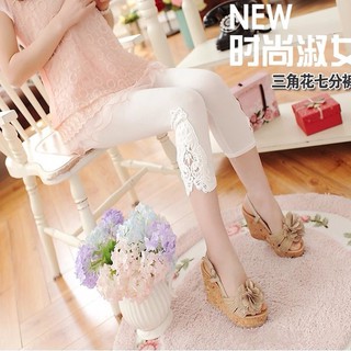  Celana  Legging  Panjang Model  High Waist Bahan Modal Aksen 