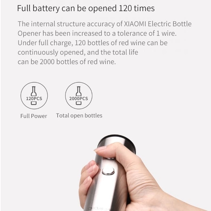 CIRCLE JOY Electric Wine Bottle Opener - Pembuka Botol Elektrik