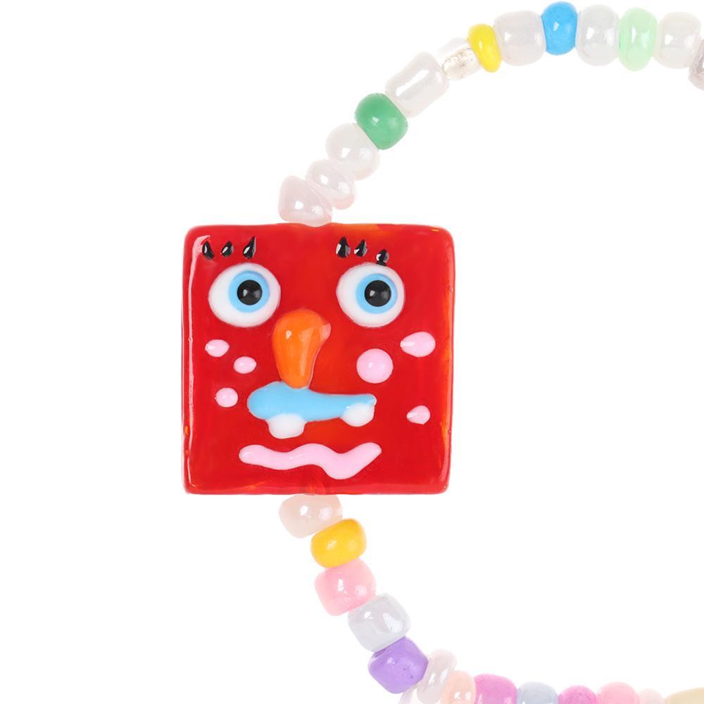 Preva Gelang Manik-Manik Gelang Fashion Elastis Hewan Kartun Lucu