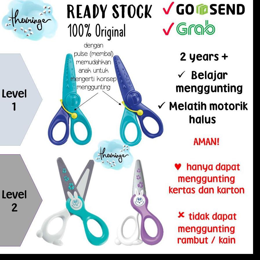 

DISKON BRANDS FESTIVAL Maped Safety Scissors Belajar Gunting Anak 2 Tahun Kidi Cut Kidi Pulse Vivo 3