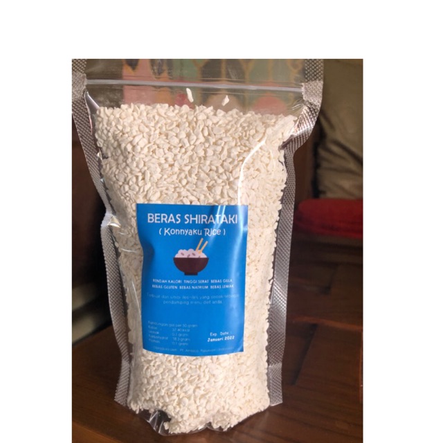 

Beras shirataki/konyaku rice 250gr