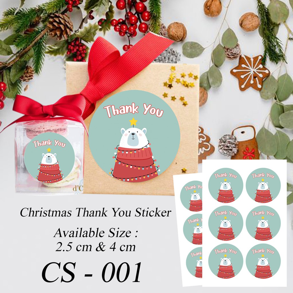 

GIANTPALACE 135PCS STIKER XMAS READYSTOCK TERMURAH CS-001