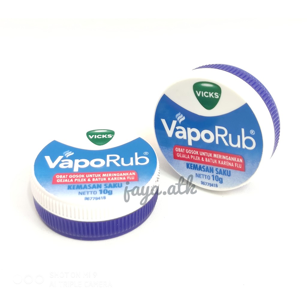 VICKS VAPORUB  BALSEM OBAT GOSOKFLU BATUK MINI KECIL 10 GRAM TRAVEL SIVE