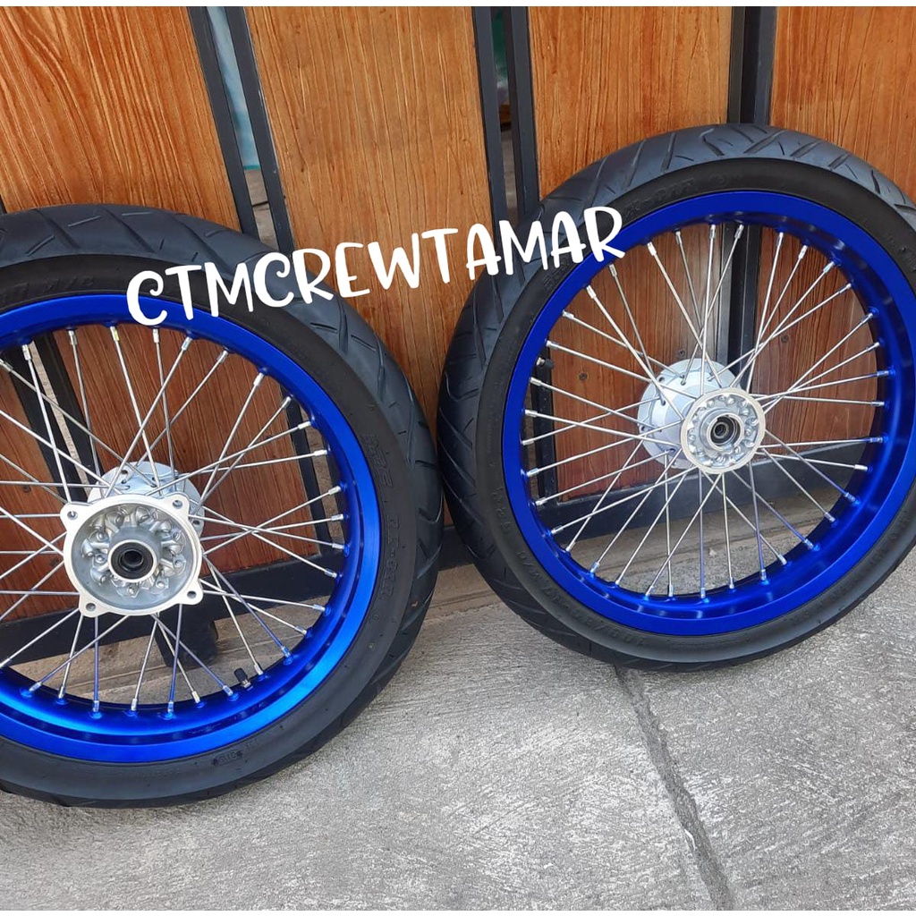 Ban Supermoto KLX 150 D-Tracker Roda SUMO Kawasaki KLX Ban Supermoto D-Tracker 150 Ring 17