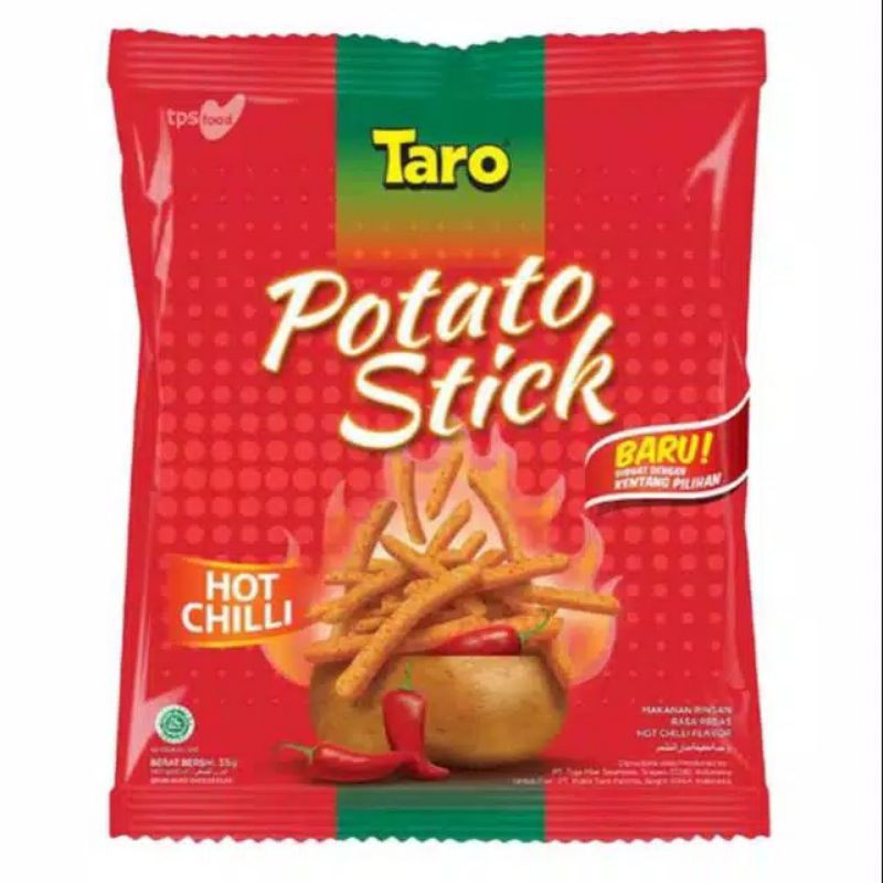 

Taro potato stick hot chilli pck 35g