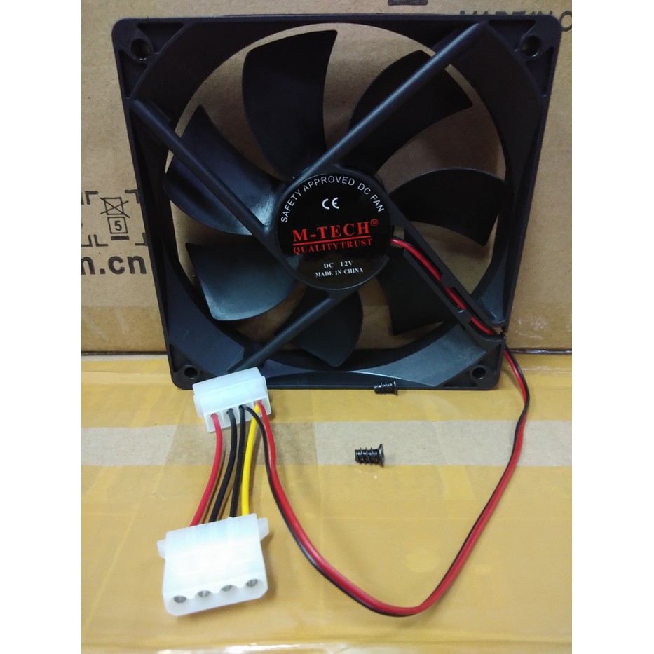 Fan casing 12cm hitam / fan cpu 12cm hitam / fan case 12cm hitam