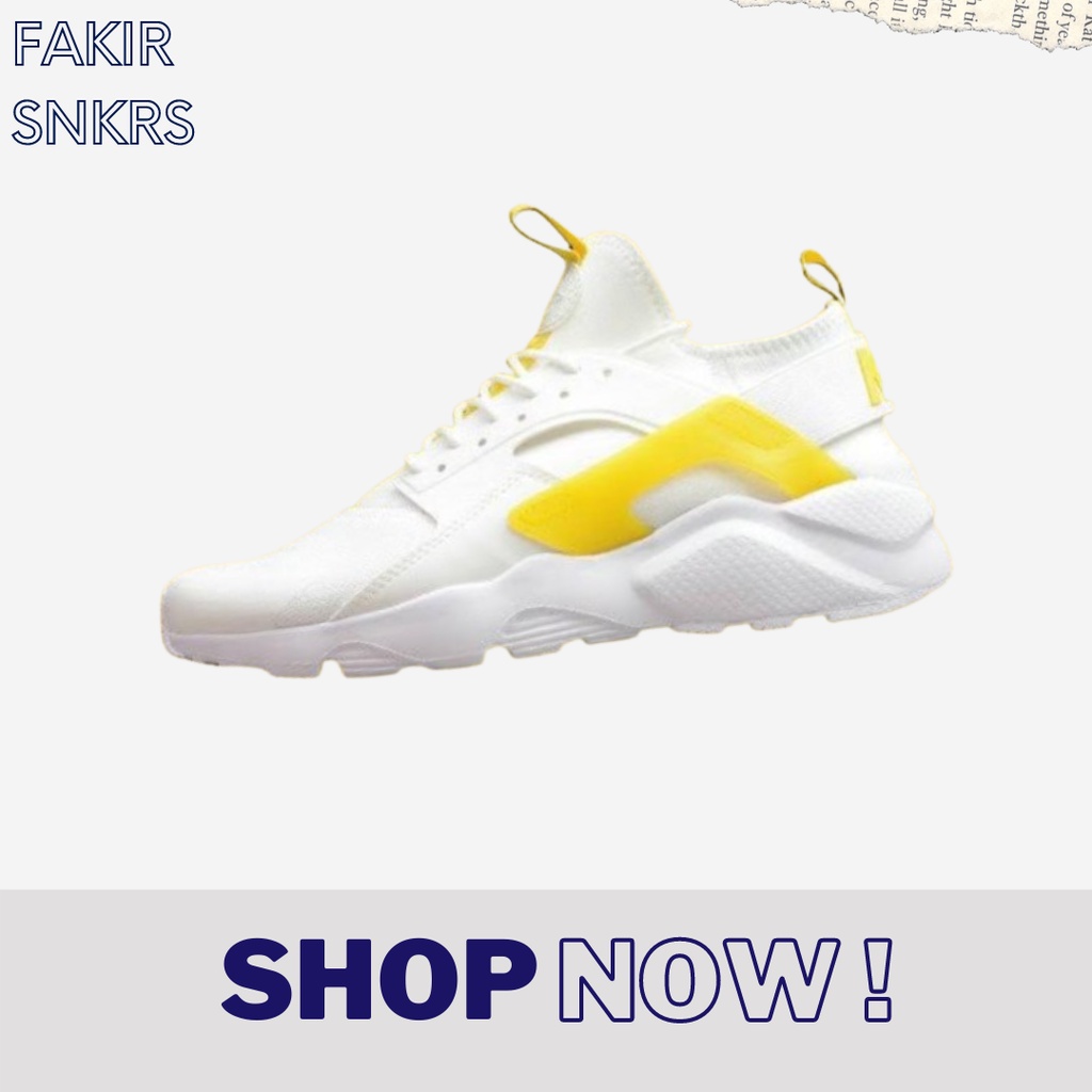 HUARACHE WHITE YELLOW