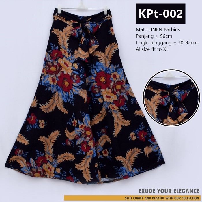 Celana Kulot Motif Thalia (KPt )