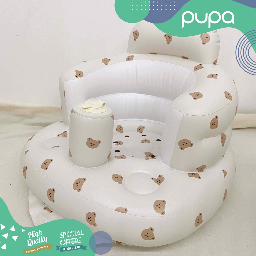 Sofa Pompa Bayi - Baby sofa inflatable seat PUPA Kursi Bayi Belajar Duduk Makan Baby Sofa Inflatable