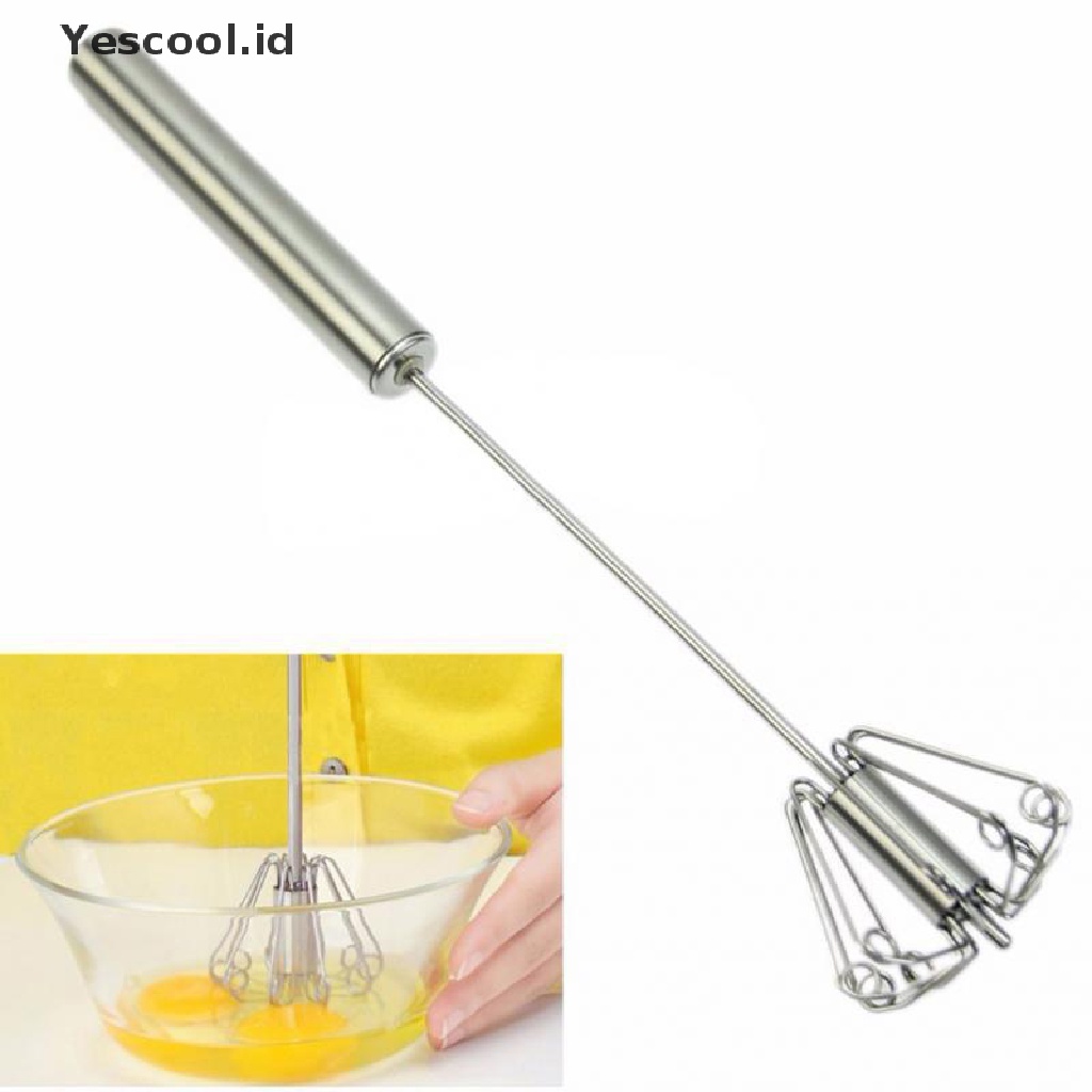 Alat Pengocok Telur Semi Otomatis Bahan Stainless Steel