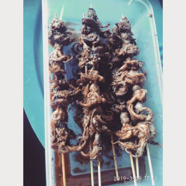 

Rendang baby octopus