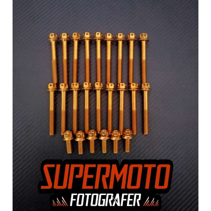 baut probolt bak mesin KLX/dt