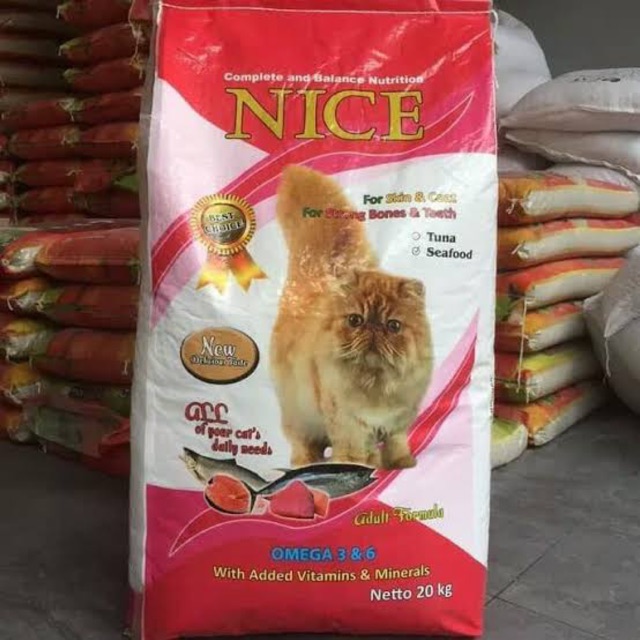 MAKANAN KUCING NICE CAT FOOD 20 kg