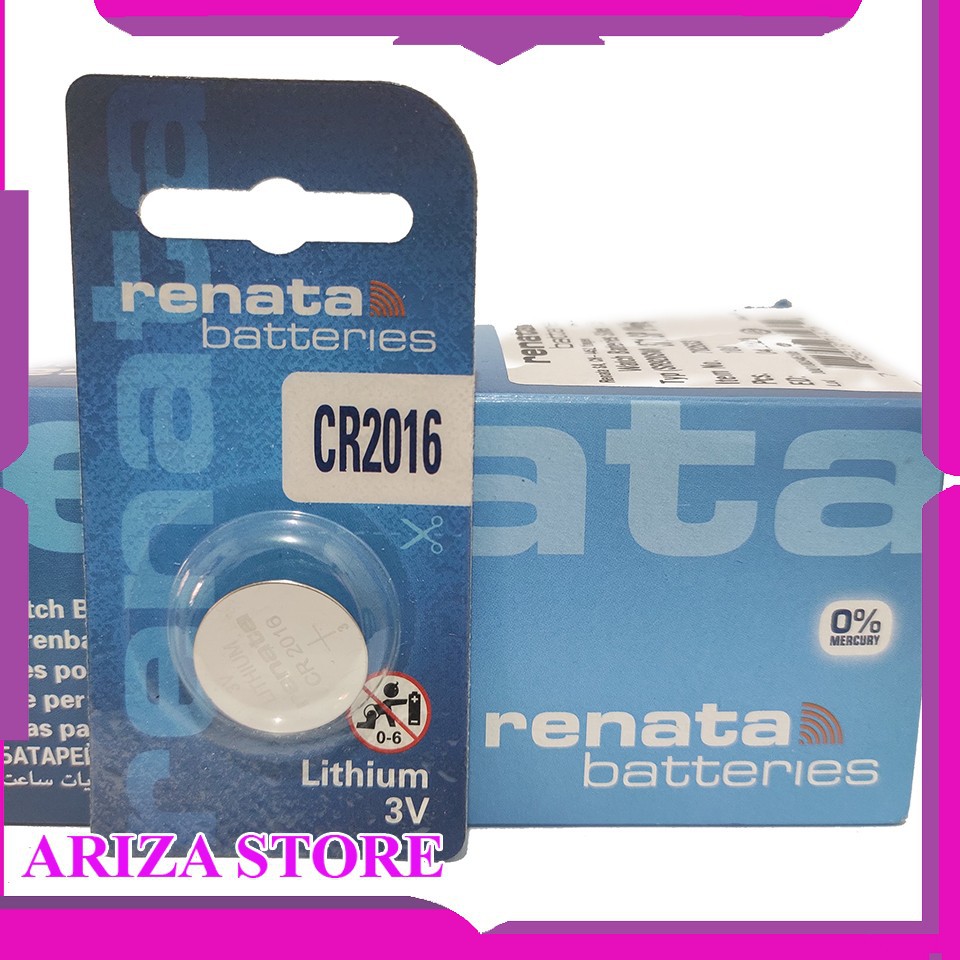 Baterai Renata CR 2016 CR-2016 Original Baterai Jam Tangan