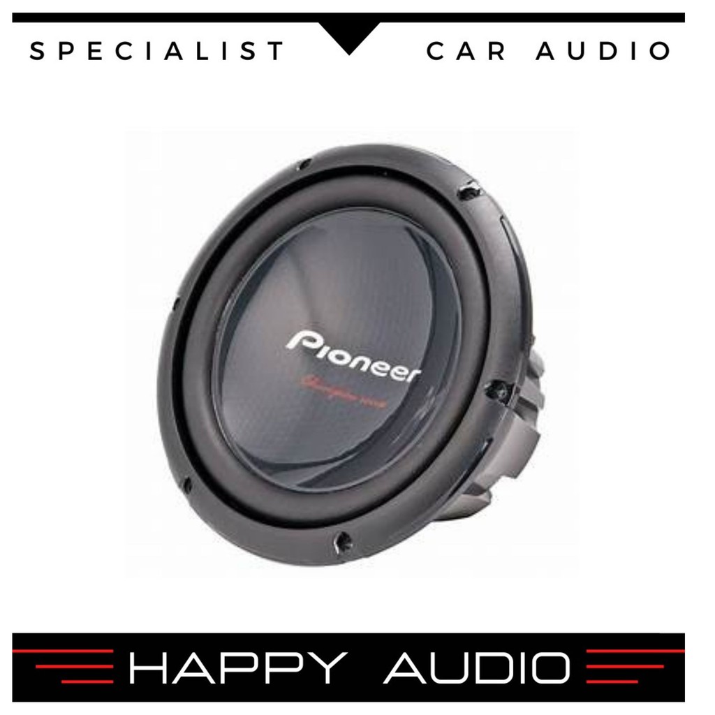 Subwoofer Pasif 12 Inch PIONEER TS-W312D4 CHAMPION SERIES Double Magnet Double Coil 1600 Watt Max Po